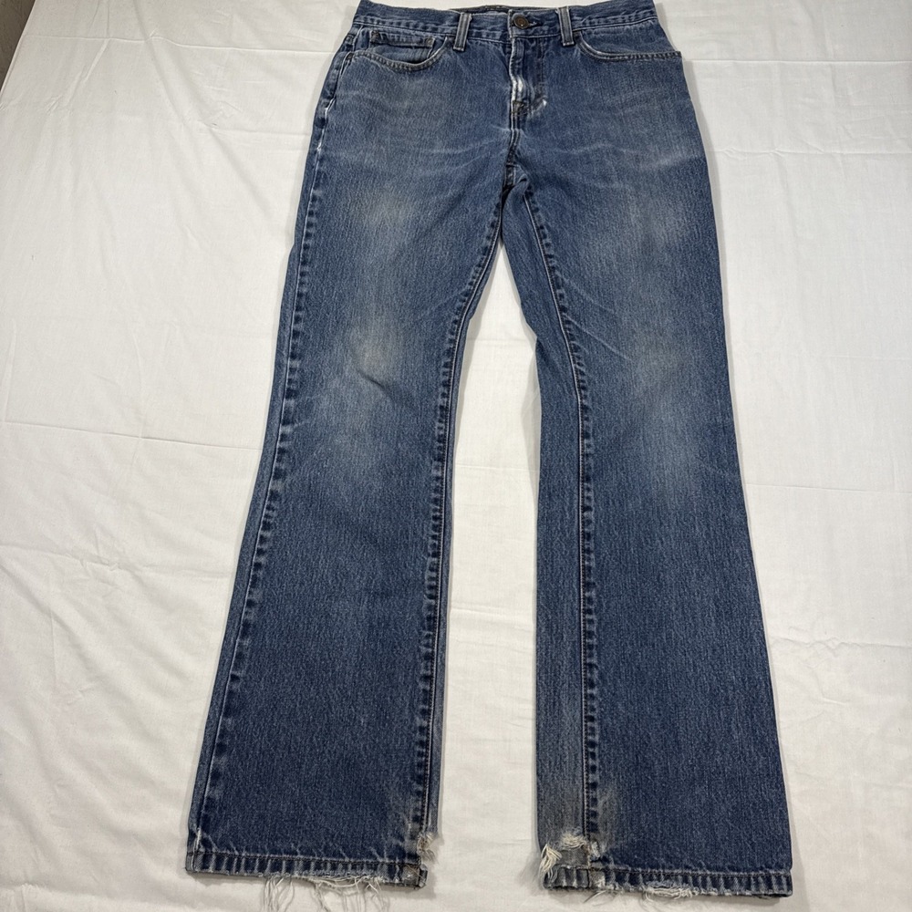 JEANS BOOT VTG 2005 Tommy Hilfiger Men's 29 x32 Classic Denim Distressed Y2K